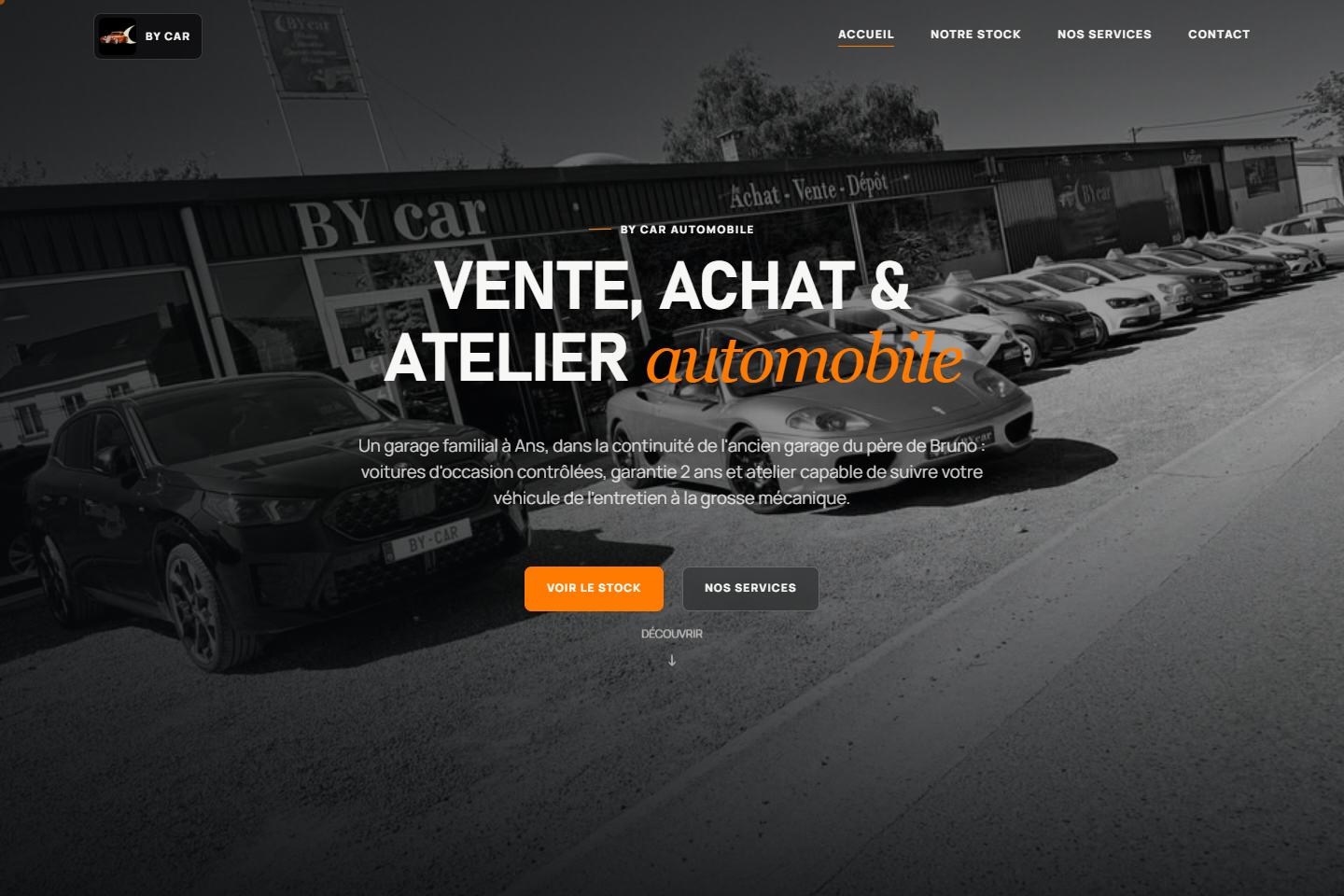 Aperçu du site BY CAR